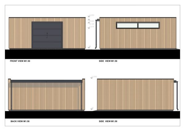 2 Auto Garaaž Dalton, 33 m²