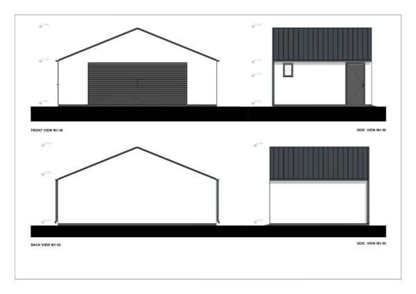 2 Auto Garaaž  Penhale, 38 m²