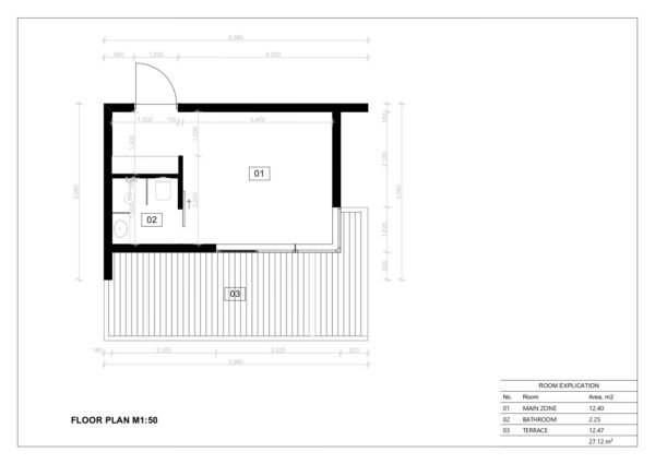 Aiamaja Broxburn, 27 m²