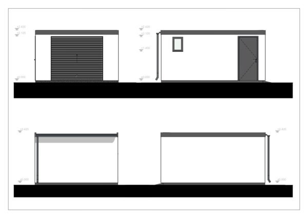 Garaaž Portsmouth, 19 m²