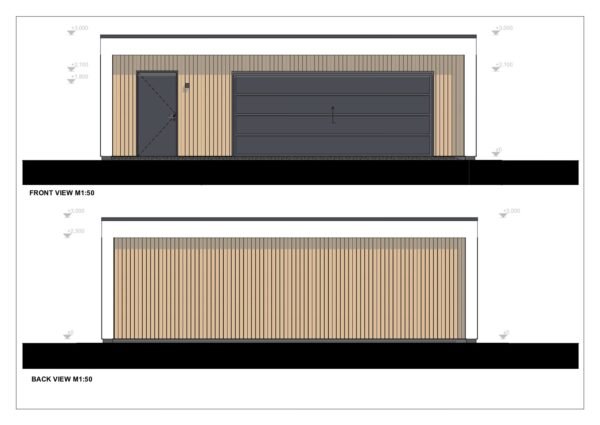 Kaasaegne Garaaž Morecambe, 50 m²