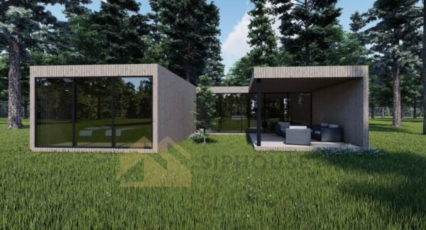 Moodulmaja Berlin, 98 m²