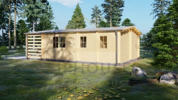 Palkmajad Blyth, 46 m²