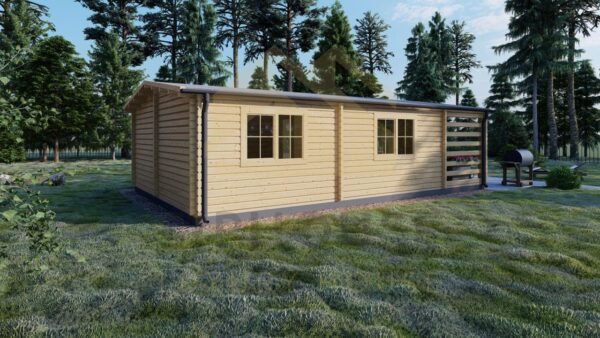 Palkmajad Blyth, 46 m²