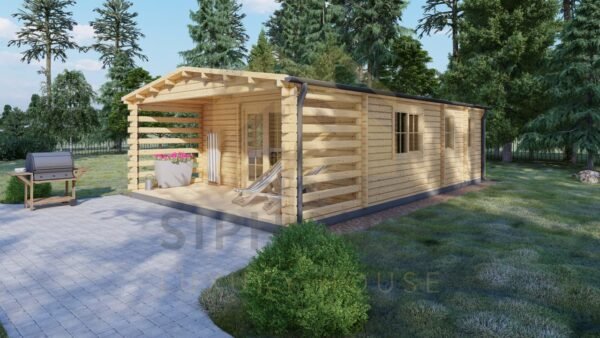 Palkmajad Blyth, 46 m²