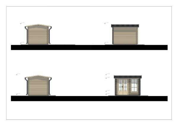 Palkmajad Tromso, 7 m²