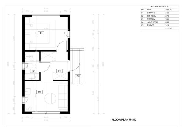 Aiamaja Nero, 30 m²