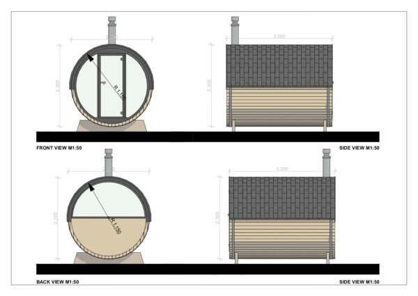 Outdoor Barrel Elston, 2.3x3.0 - Image 5
