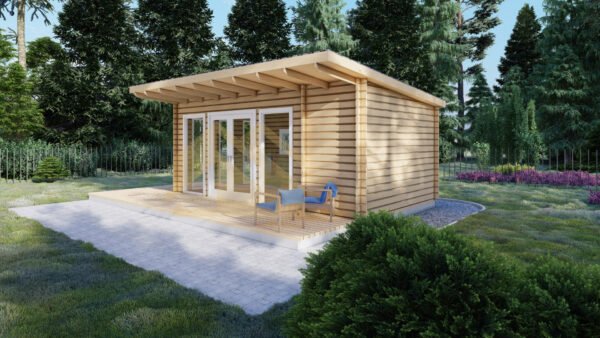 Traditional Outdoor Office Kaltag 44mm, 3.5×6, 21 M² - Image 2