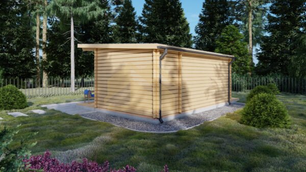 Traditional Outdoor Office Kaltag 44mm, 3.5×6, 21 M² - Image 4