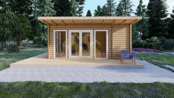 Traditional Outdoor Office Kaltag 44mm, 3.5×6, 21 M² - Image 3